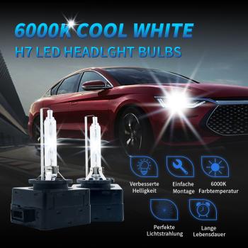 Xenon Brenner 2x D1S 6000K 12V Scheinwerfer Auto Lampe 35W BLACK für Volvo Ford
